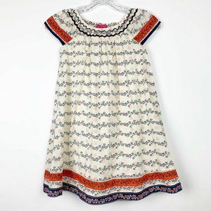 Boho Elinor Dress 100% Cotton Lined Size 8/10